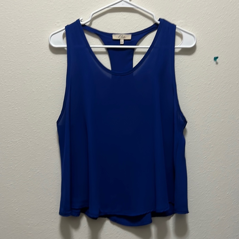 Blue cute shirt size large